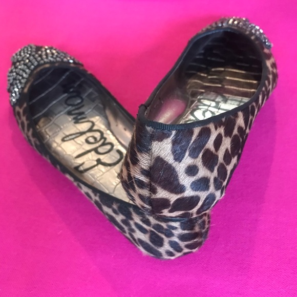 Sam Edelman Embellished Animal Print Ballet Flat - Picture 5 of 5